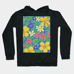 flower design pattern graphic Hoodie